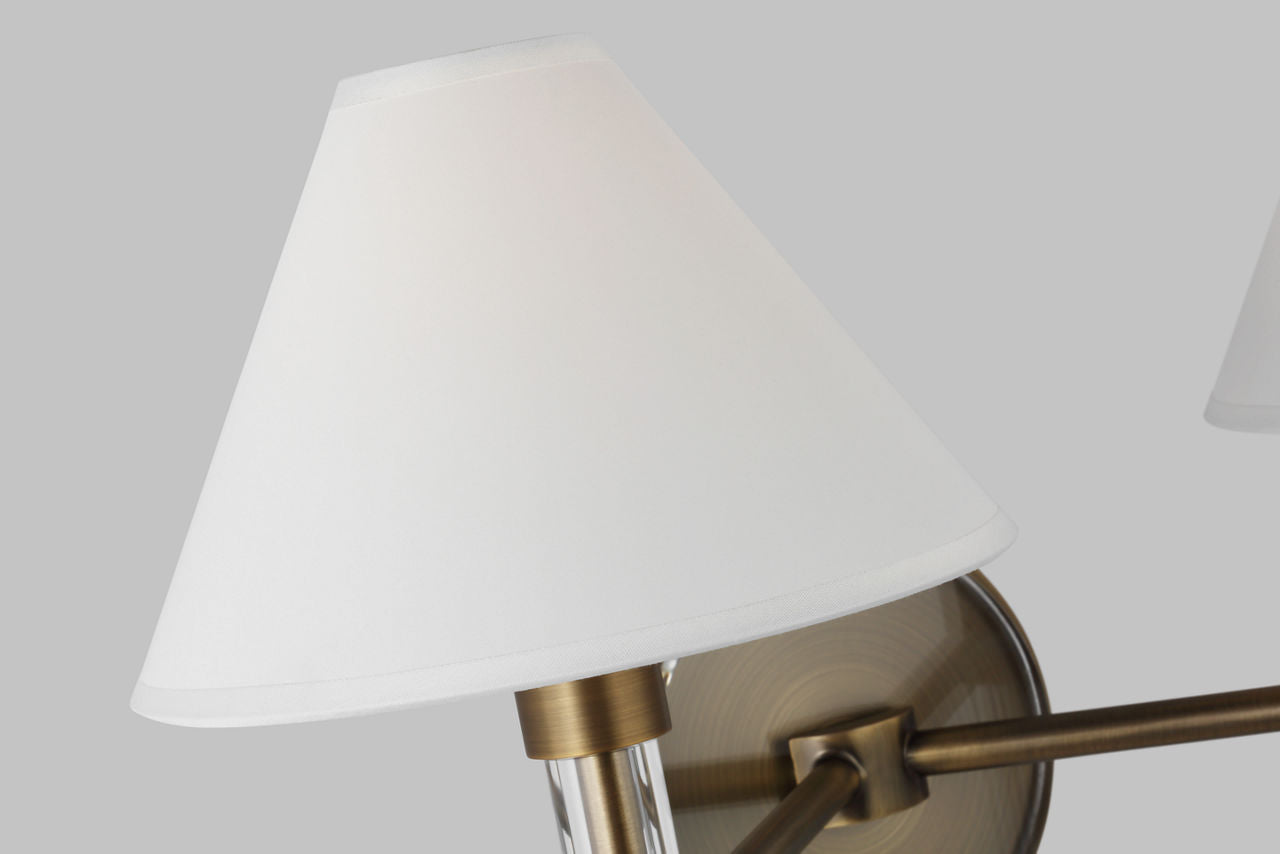 Robert 2 - Light Vanity Time Worn Brass