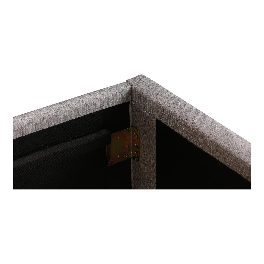 Takio Queen Bed Light Grey