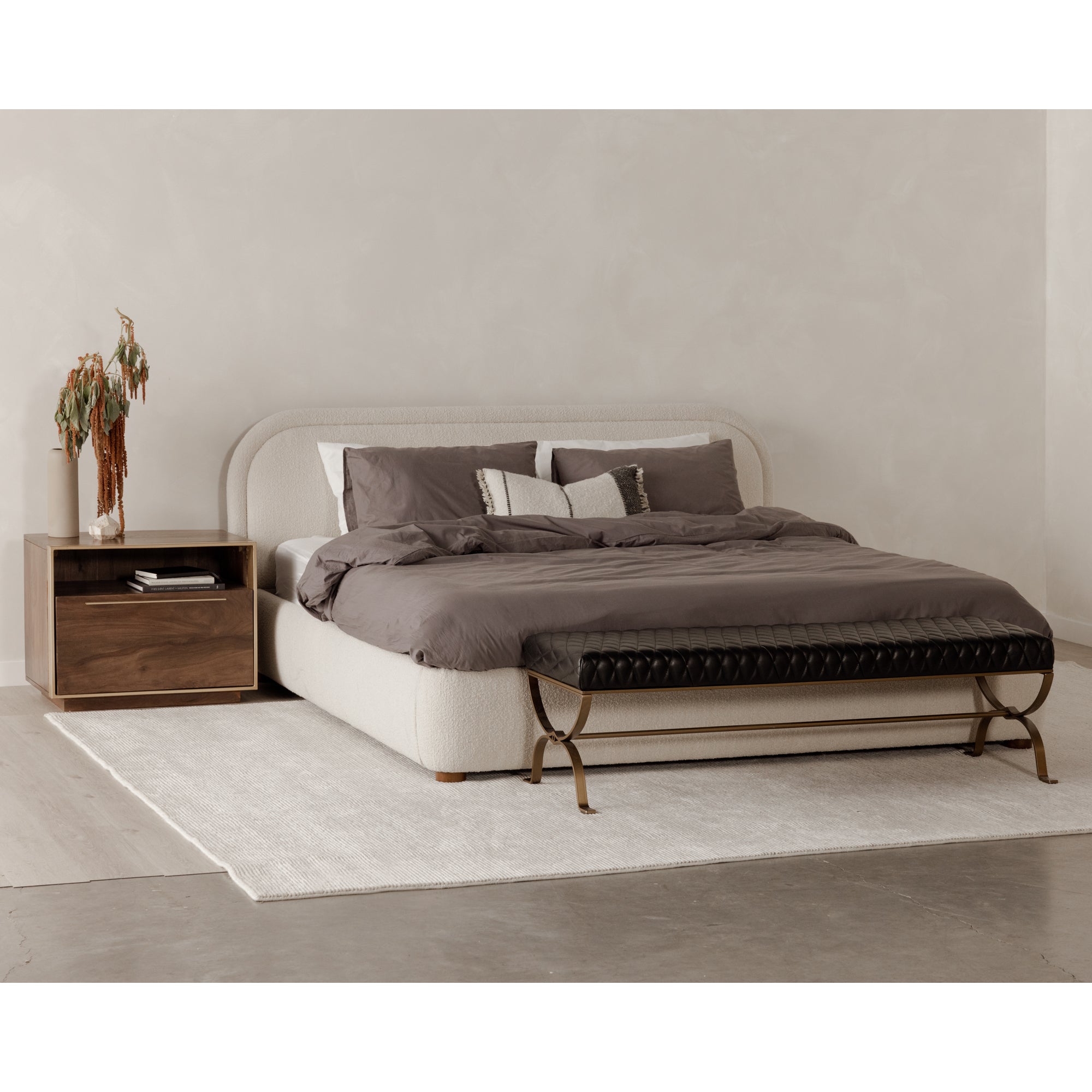 Colin Queen Bed Oatmeal