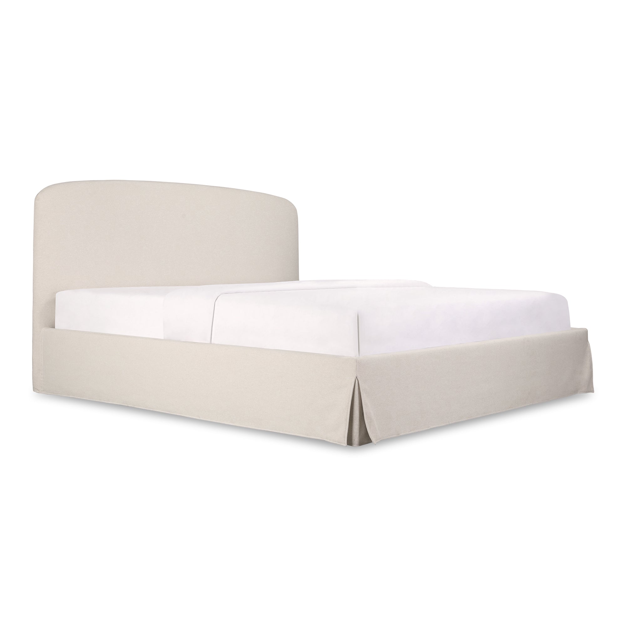 Joan Queen Storage Bed Cream