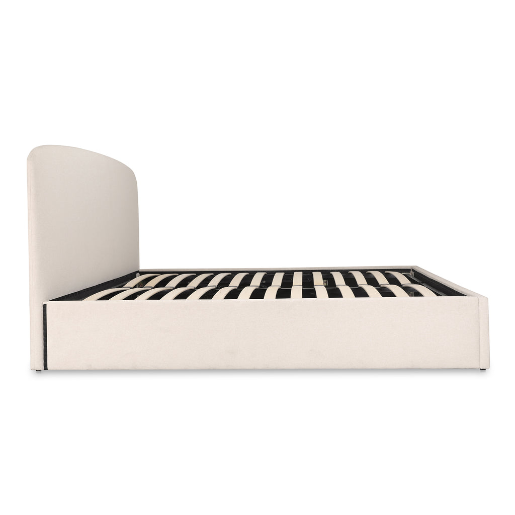 Joan Queen Storage Bed Cream