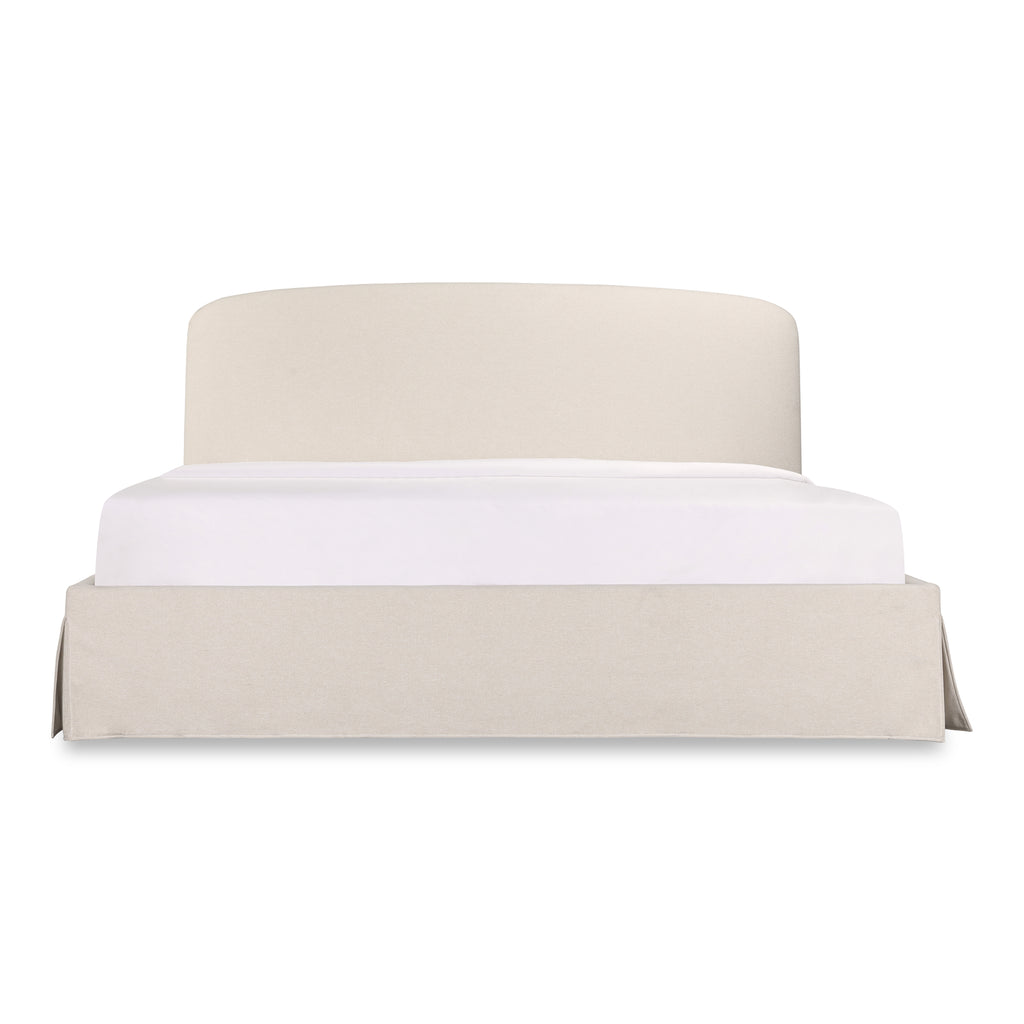Joan Queen Storage Bed Cream