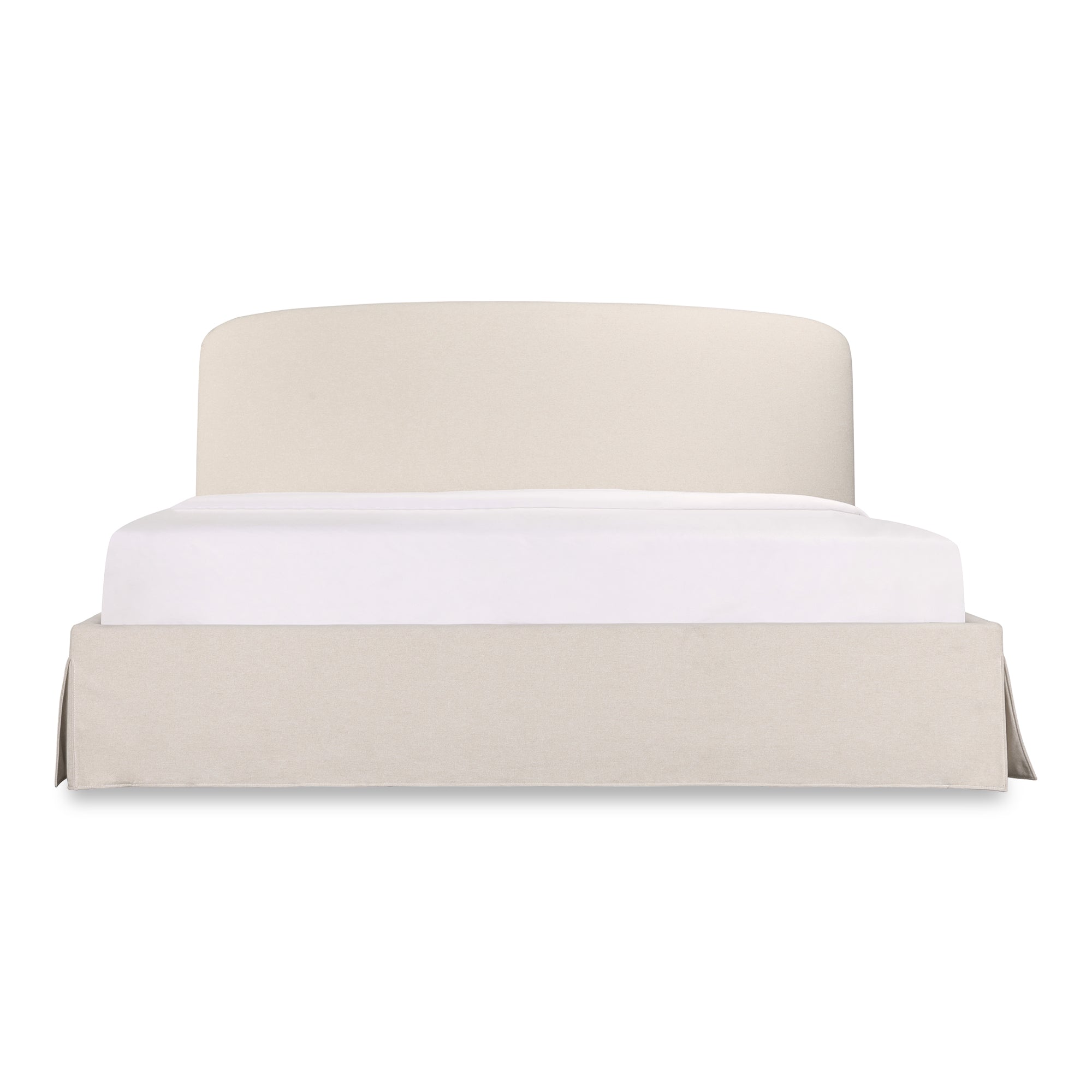 Joan Queen Storage Bed Cream