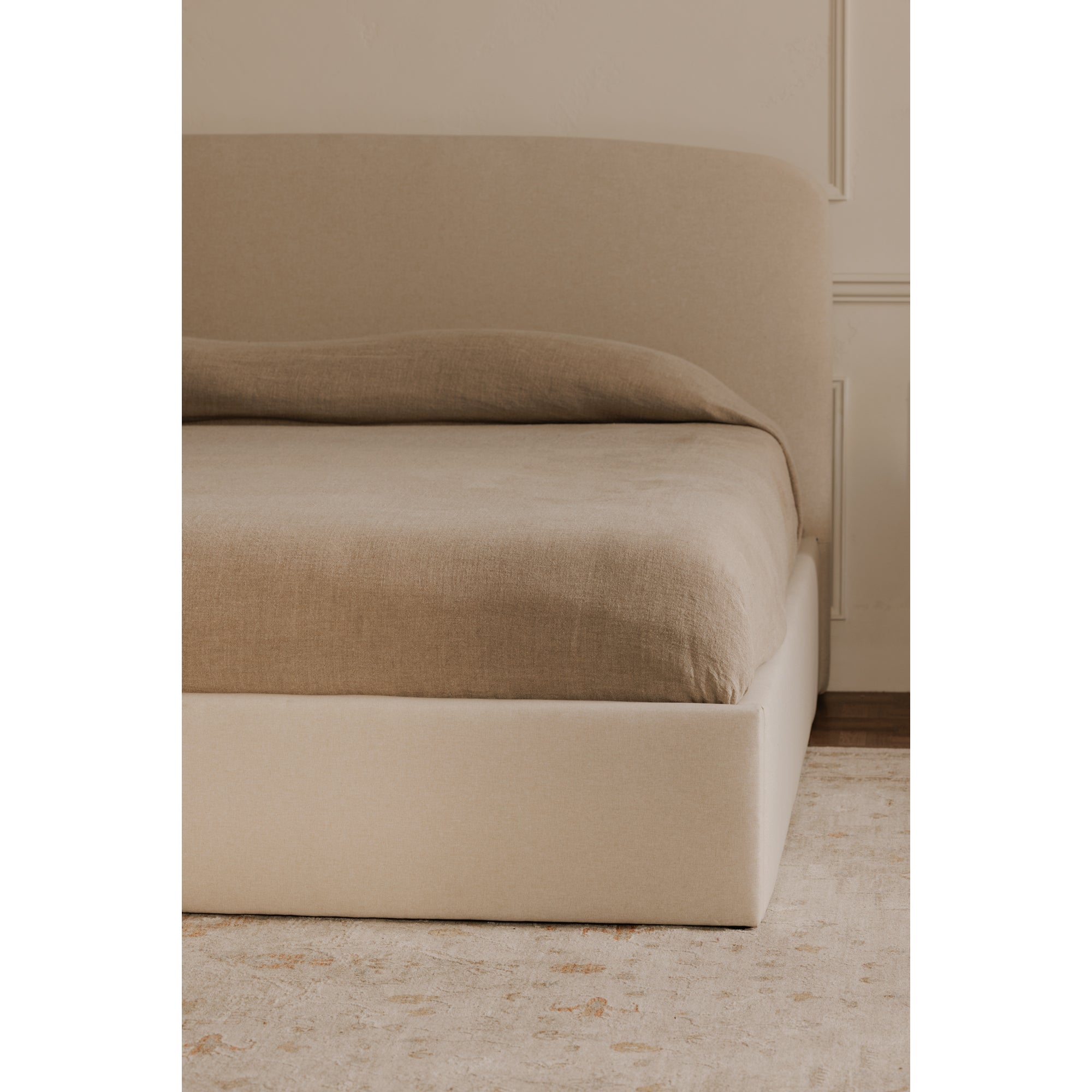 Joan King Storage Bed Cream