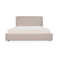 Simon Queen Storage Bed Flecked Beige