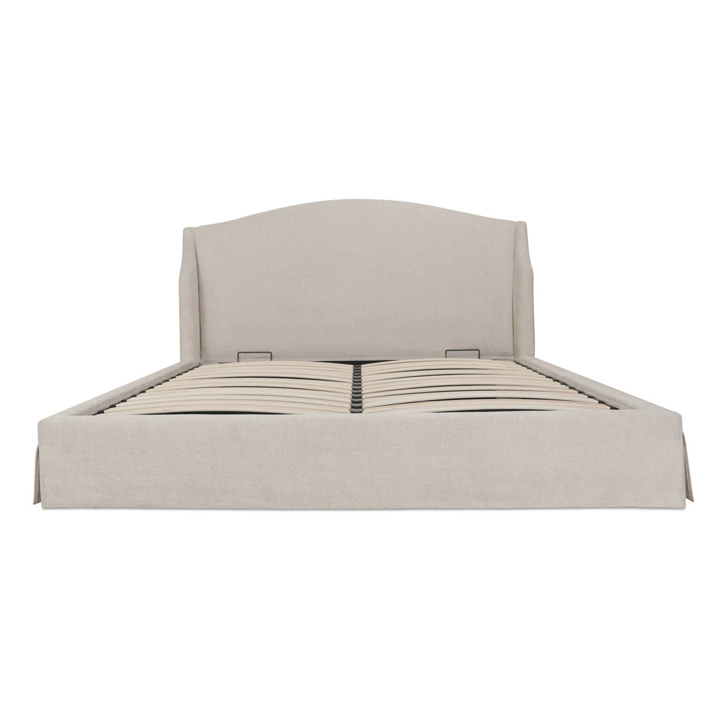 Weston King Storage Bed Cream
