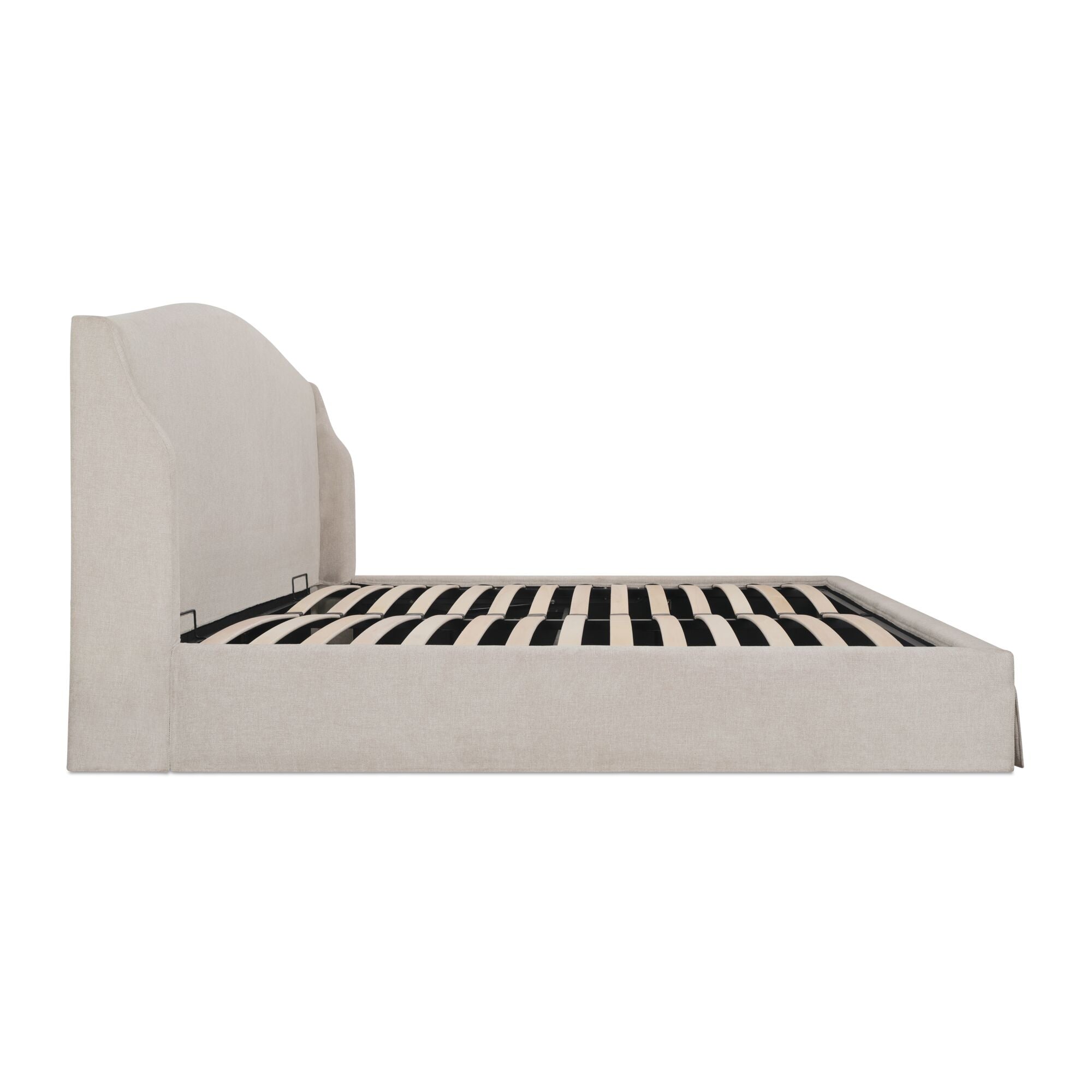 Weston King Storage Bed Cream
