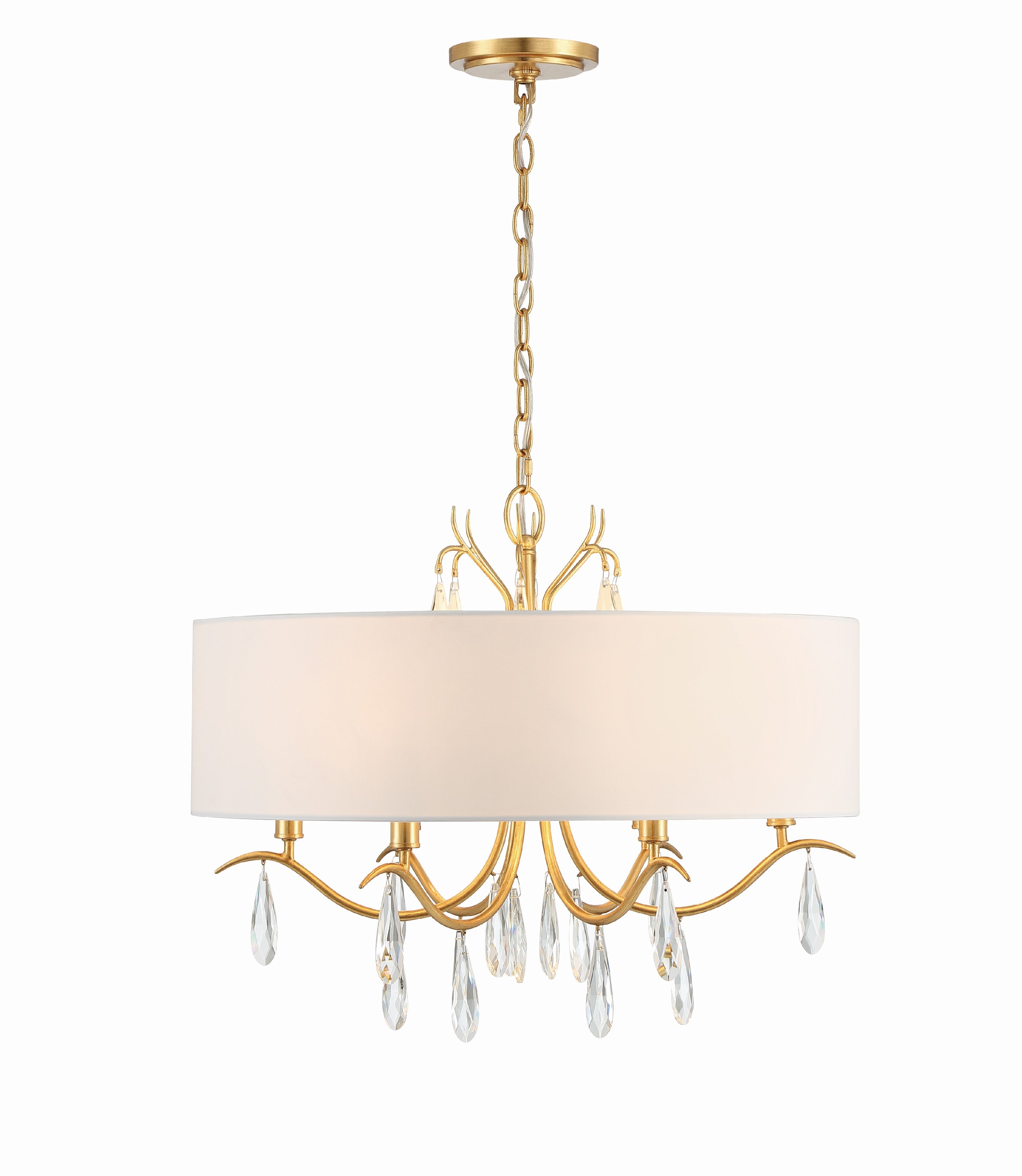 Rollins 24'' Antique Gold Chandelier