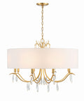Rollins 32'' Antique Gold Chandelier