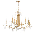 Rollins 40'' Antique Gold Chandelier