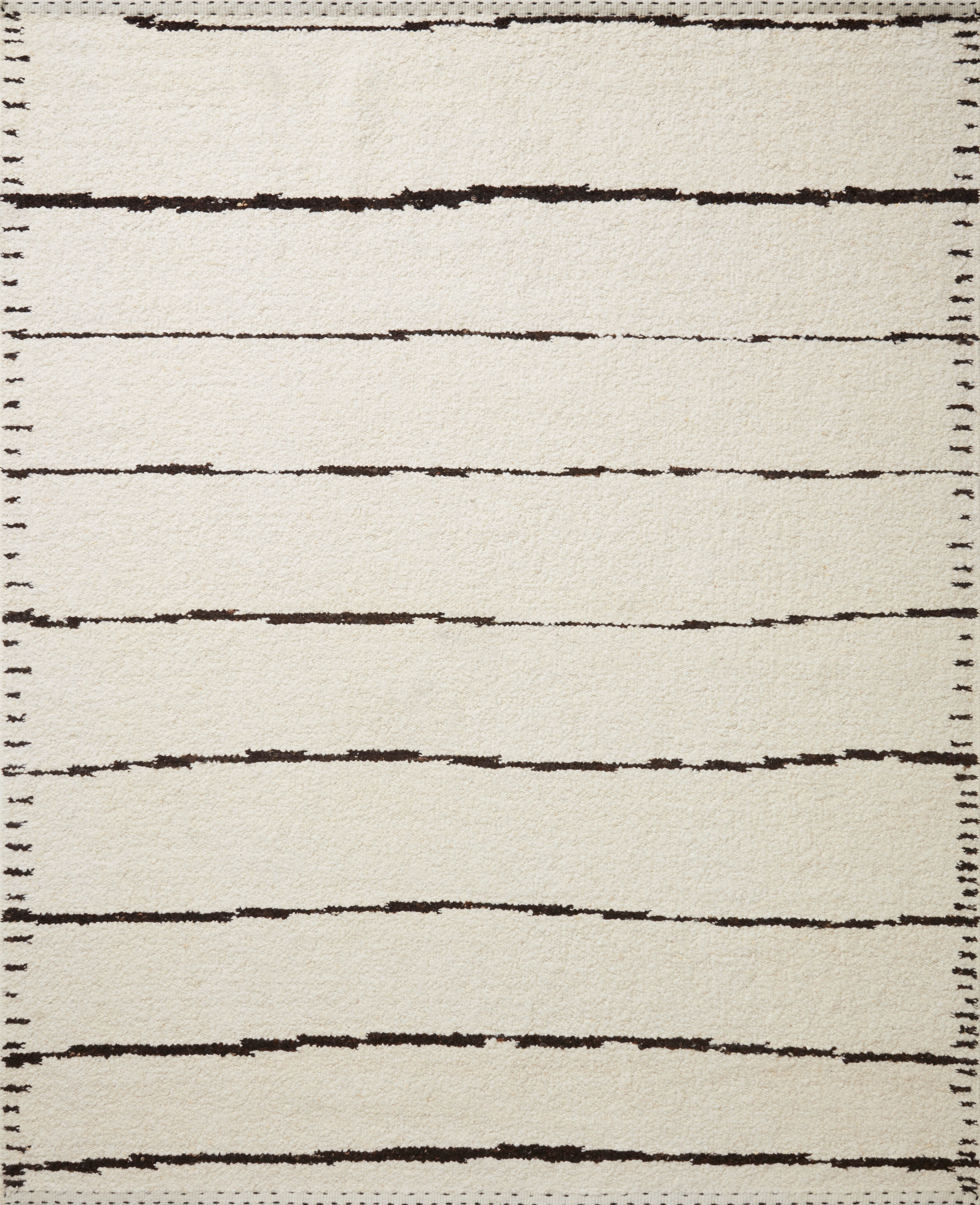 Loloi | Roman Collection | Ivory / Black | ROM-05