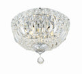 Roslyn 10'' Polished Chrome Flush Mount