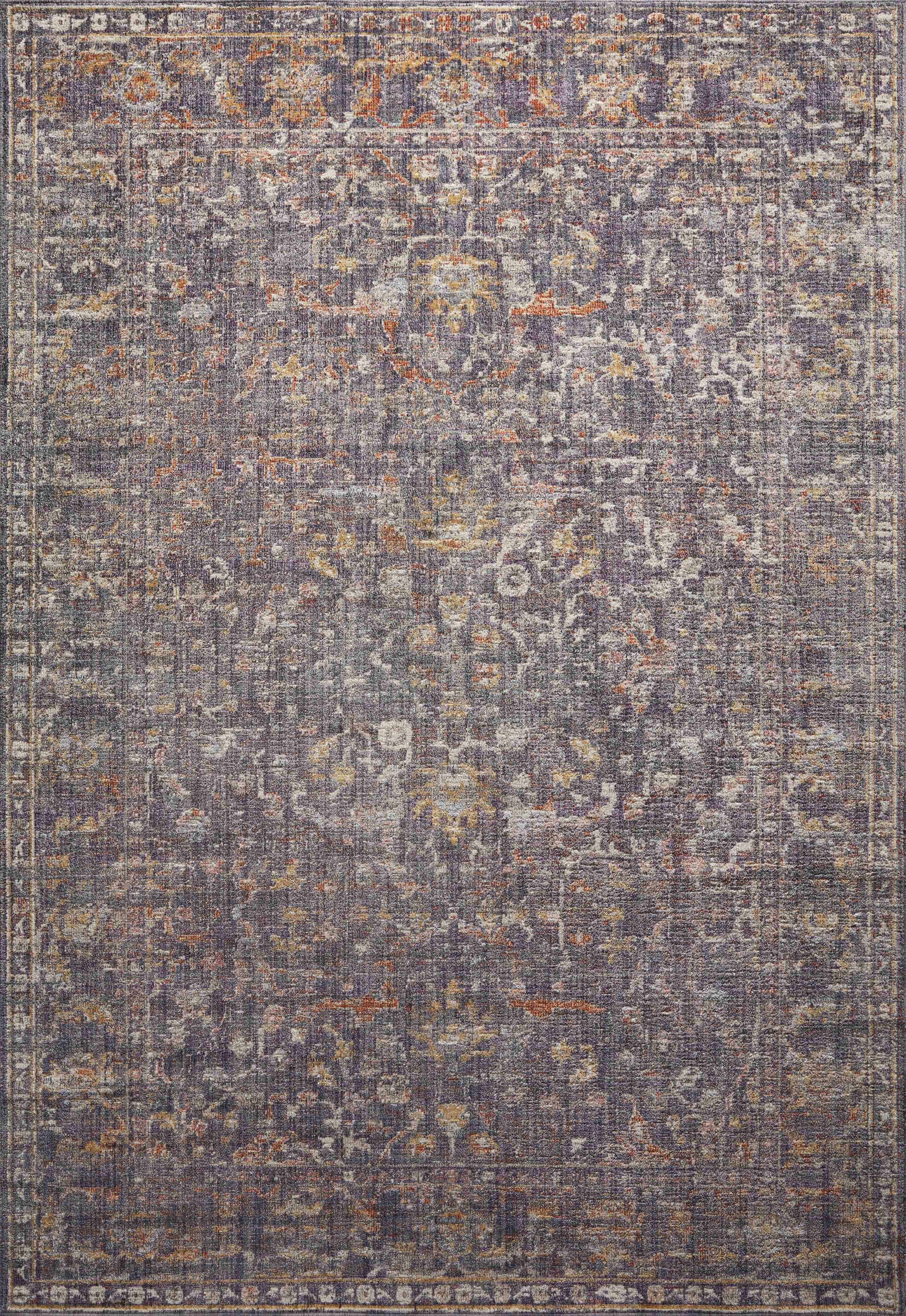 Chris Loves Julia x Loloi | Rosemarie Collection | Graphite / Multi | ROE-04