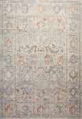 Chris Loves Julia x Loloi | Rosemarie Collection | Oatmeal / Lavender | ROE-05