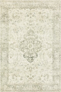 Loloi II | Rosette Collection | Ivory / Silver | ROS-02