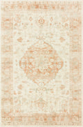 Loloi II | Rosette Collection | Ivory / Terracotta | ROS-03