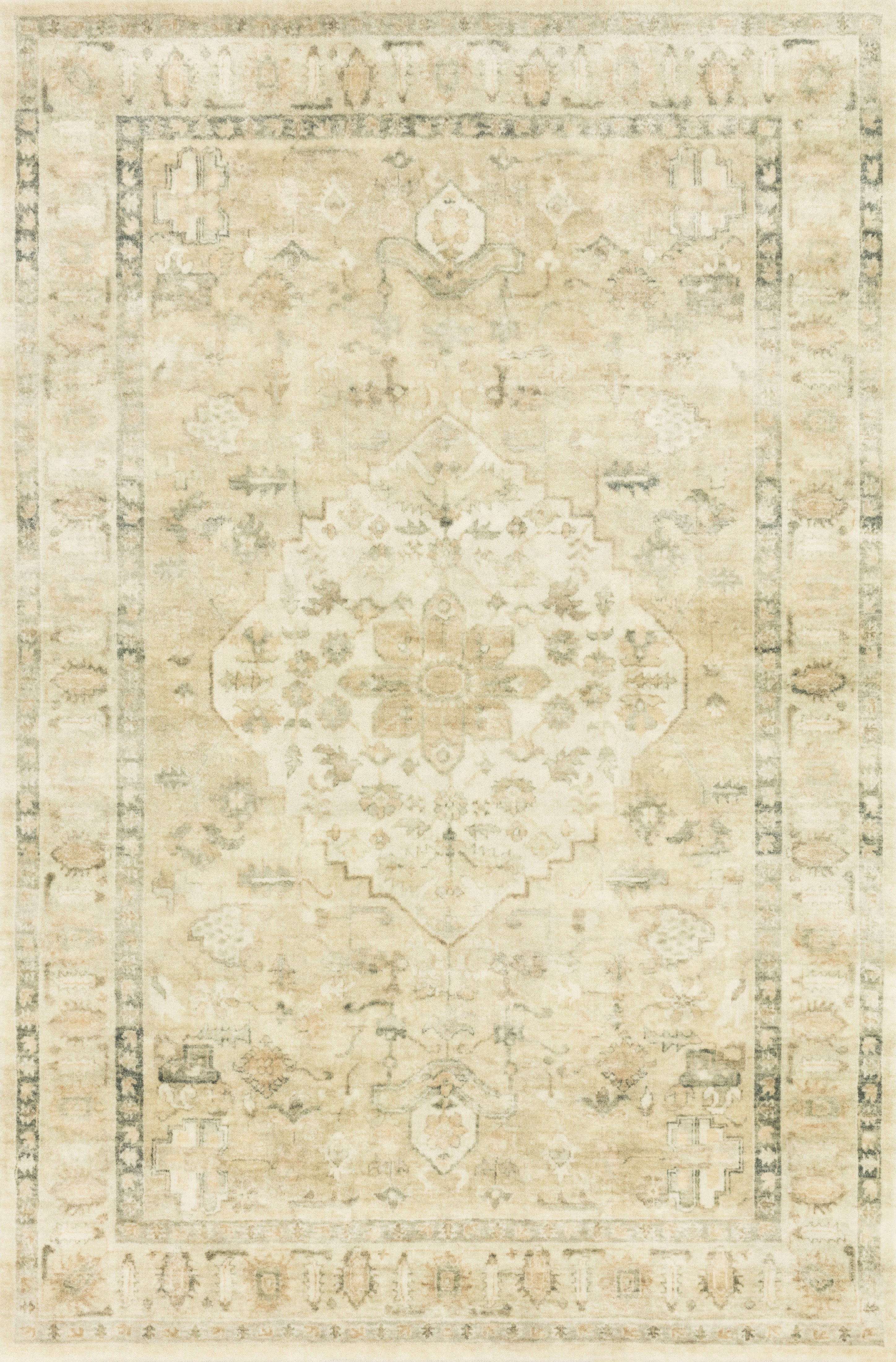 Loloi II | Rosette Collection | Sand / Ivory | ROS-05