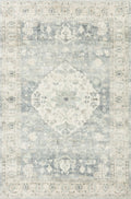 Loloi II | Rosette Collection | Denim / Fog | ROS-07