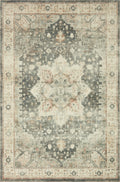 Loloi II | Rosette Collection | Slate / Ivory | ROS-09