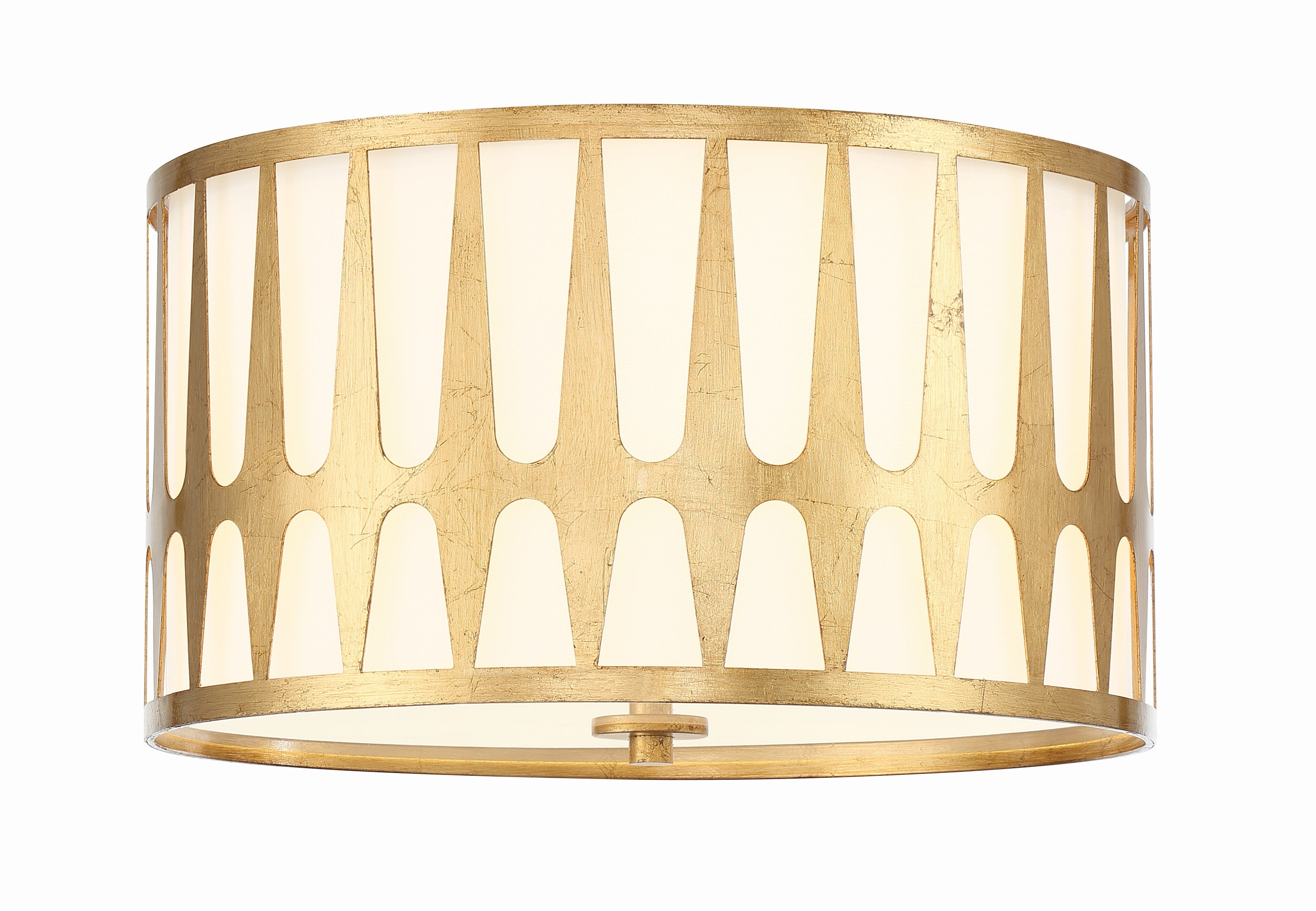 Royston 18'' Antique Gold Flush Mount