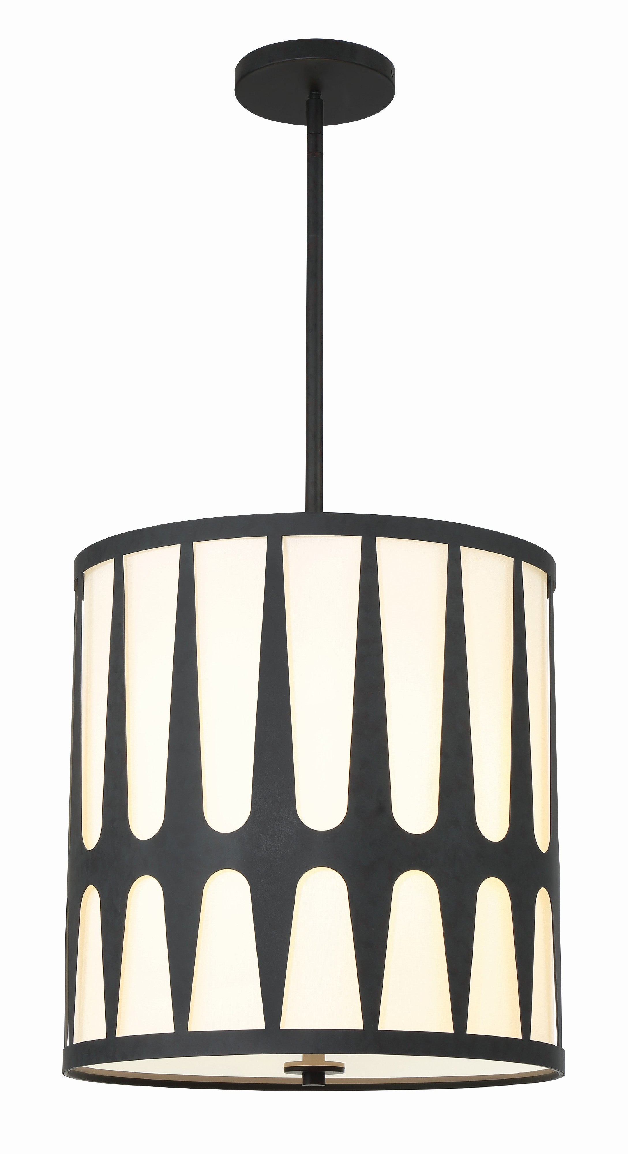 Royston 17'' Black Pendant