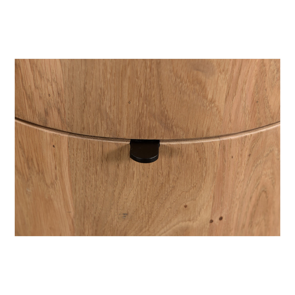 Theo Two Drawer Nightstand Natural