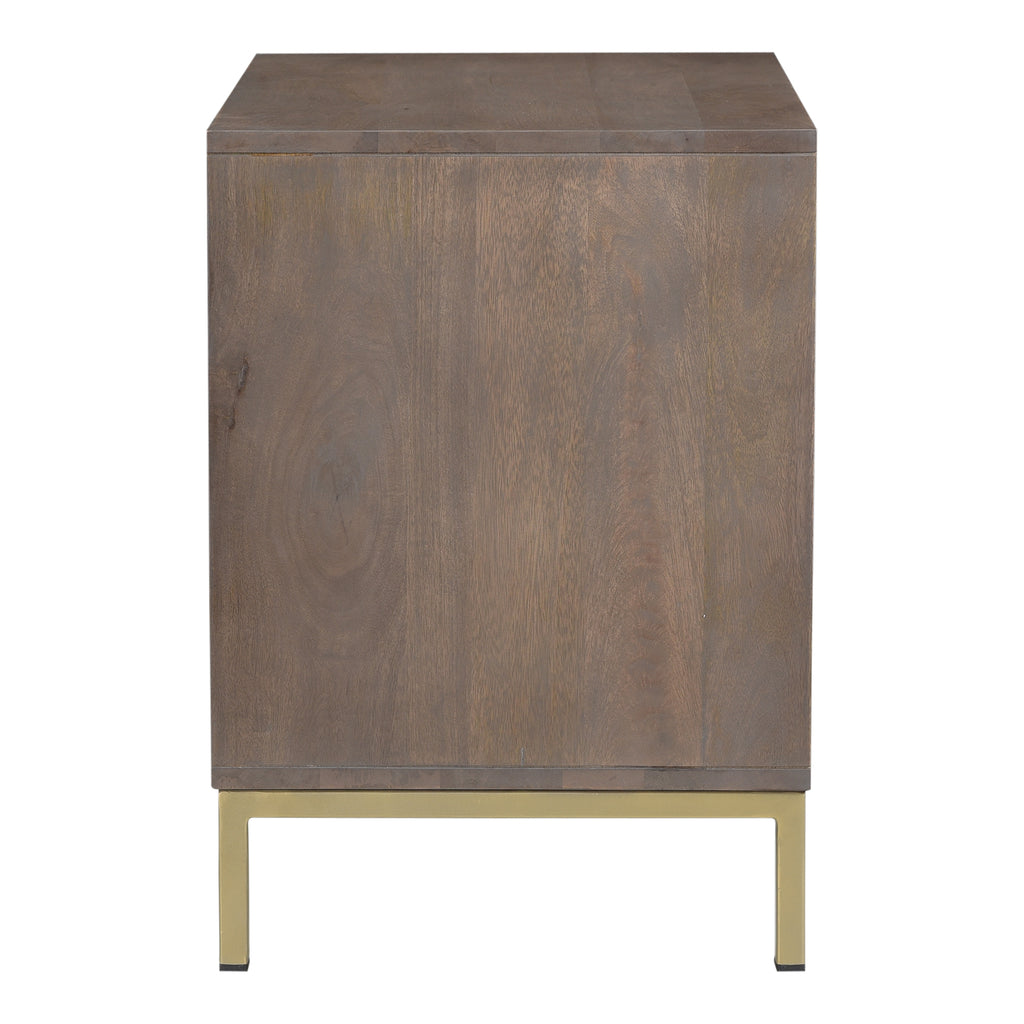 Corolla Nightstand Light Grey