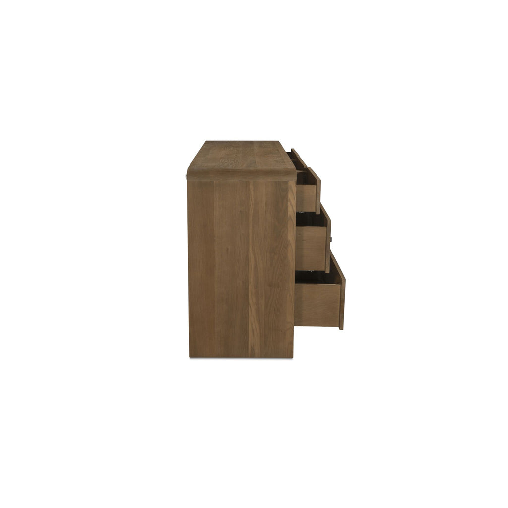 Riley 7 Drawer Dresser Oak
