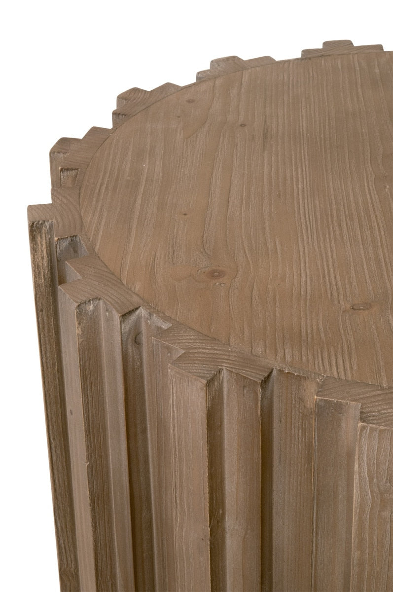 Roma End Table | Smoke Gray Pine