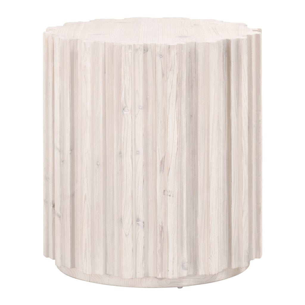 Roma End Table | White Wash Pine