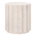 Roma End Table | White Wash Pine