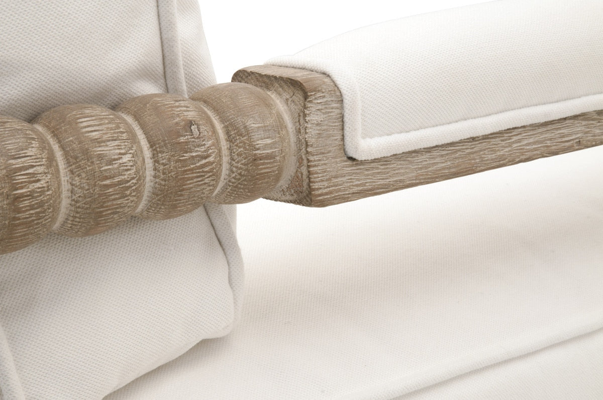 Rouleau Club Chair | LiveSmart Peyton Pearl