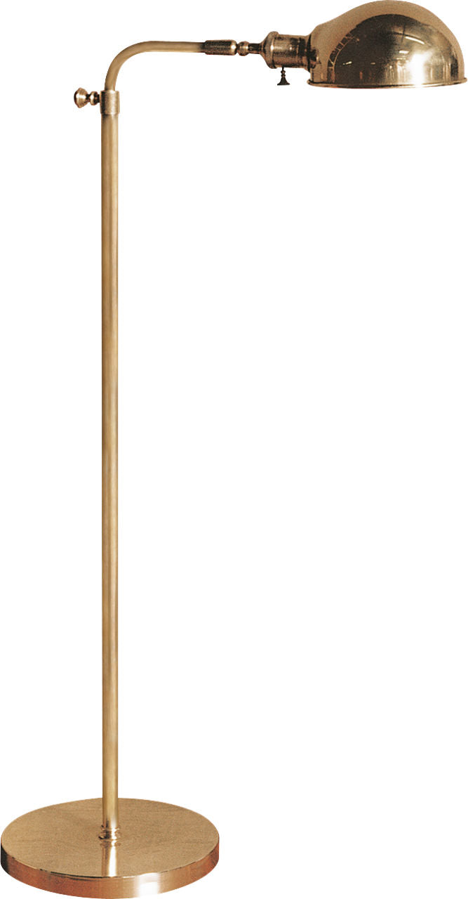 Old Pharmacy Floor Lamp | Hand-Rubbed Antique Brass
