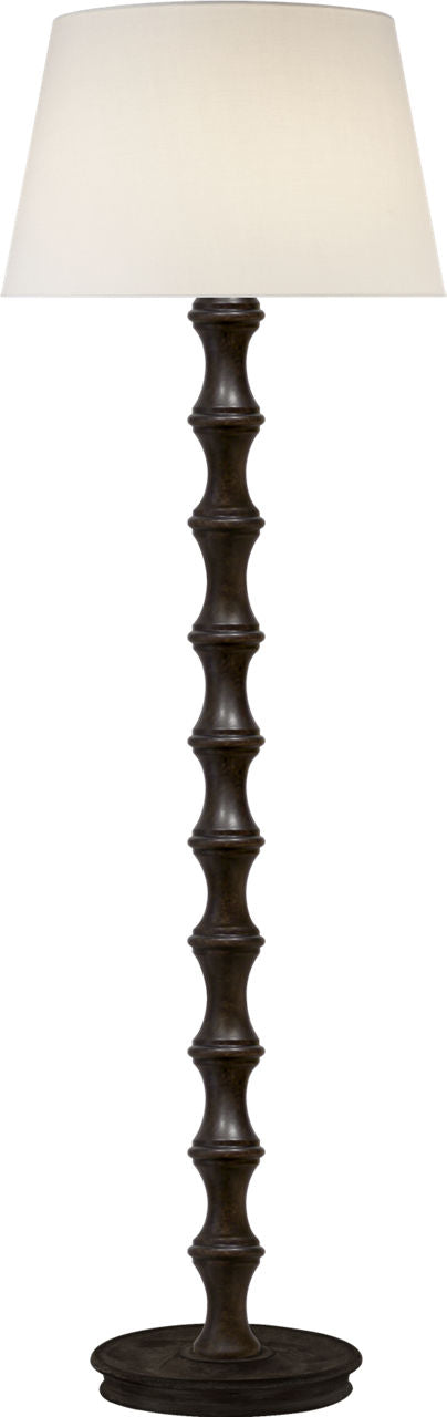 Bamboo Floor Lamp | Bamboo | Linen Shade