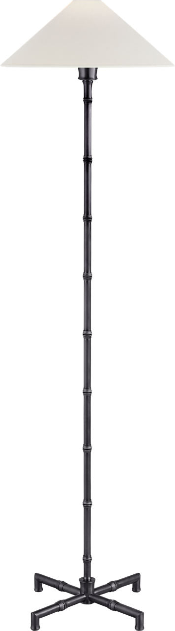 Grenol Floor Lamp | Bronze | Linen Shade