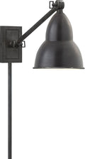 French Library Single Arm Wall Lamp | Bronze