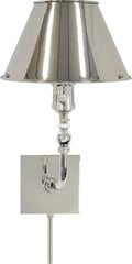 Swivel Head Wall Lamp | Polished Nickel