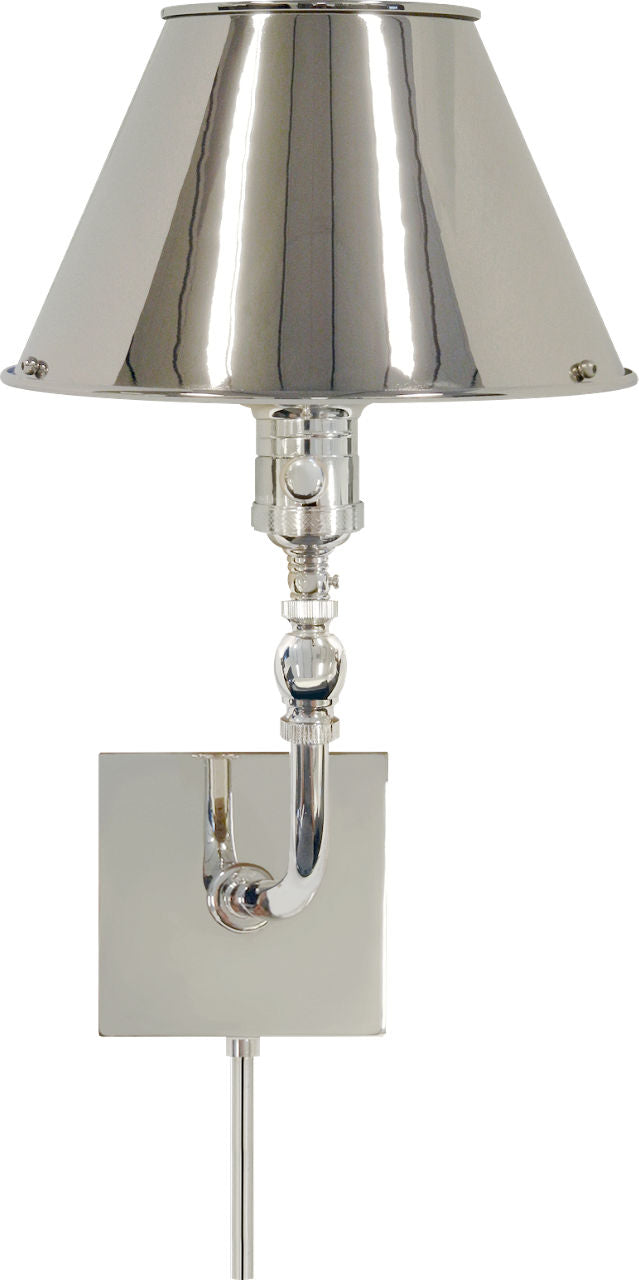 Swivel Head Wall Lamp | Polished Nickel