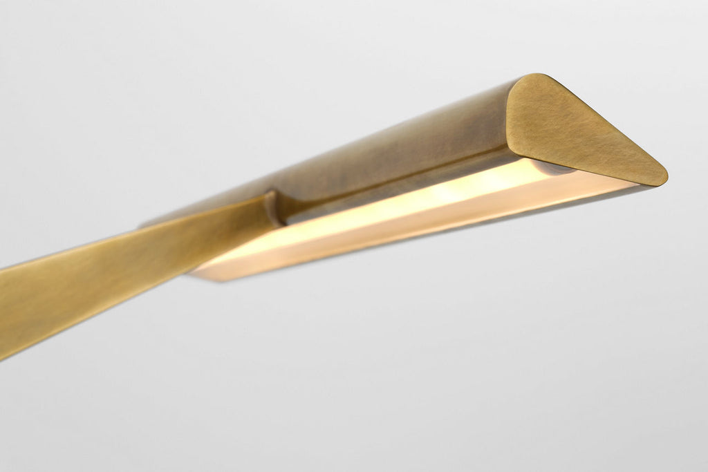 Petrel 18" Picture Light | Hand-Rubbed Antique Brass