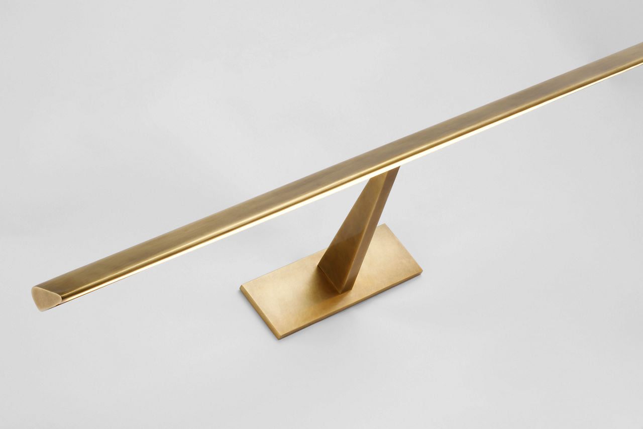 Petrel 30" Picture Light | Hand-Rubbed Antique Brass