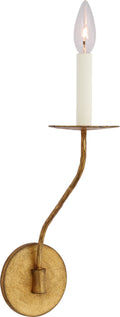 Belfair Medium Single Sconce | Gilded Iron