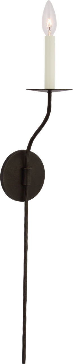 Belfair Large Tail Sconce | Aged Iron