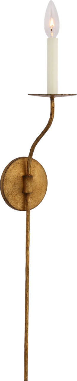 Belfair Large Tail Sconce | Gilded Iron