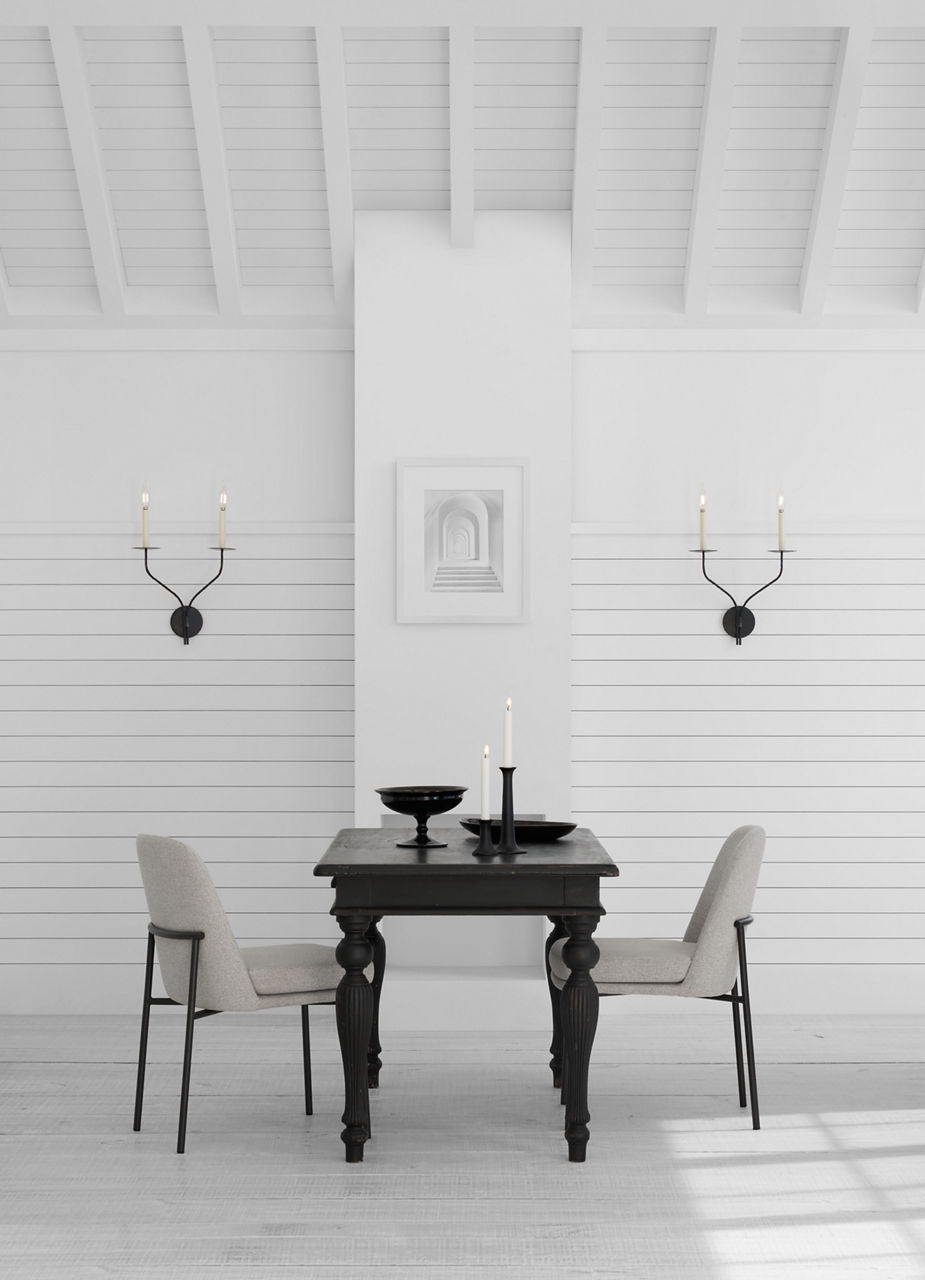Belfair Large Double Sconce | Aged Iron