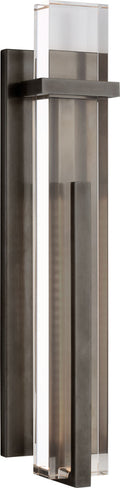 Malik Large Sconce | Bronze | Crystal