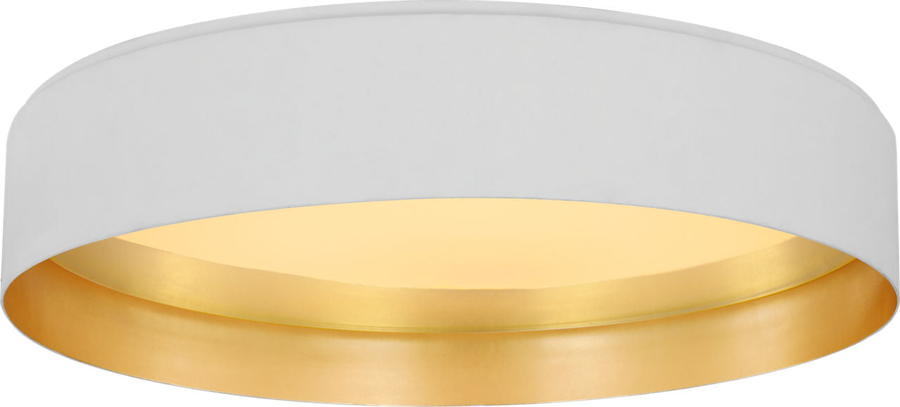 Shaw Grande Flush Mount | White