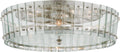 Cadence Large Single-Tier Flush Mount | Polished Nickel | Antique Mirror