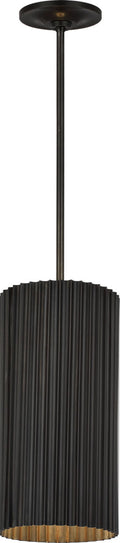 Rivers Small Fluted Pendant | Bronze