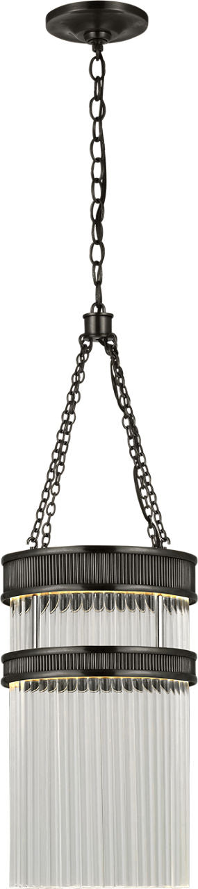 Menil Tall Chandelier | Bronze | Crystal Rods