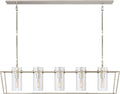 Presidio Large Linear Lantern | Polished Nickel | Clear Glass